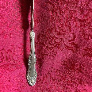 Wm A Rogers Silver Plate A1 Twisted Handle Butter Knife Ornate Antique Vitorian